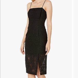 BCBG Generation Black Lace Sheath Dress